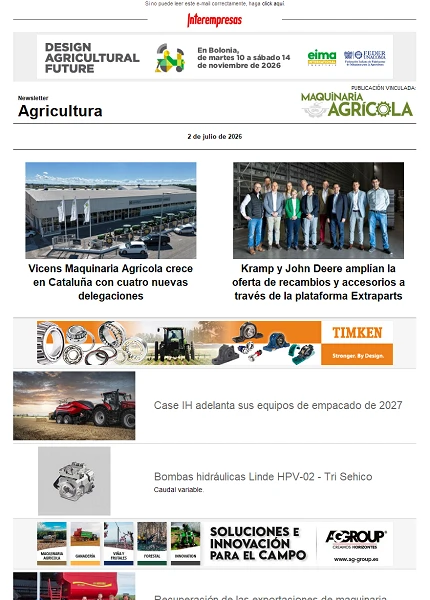 Newsletter Agrícola