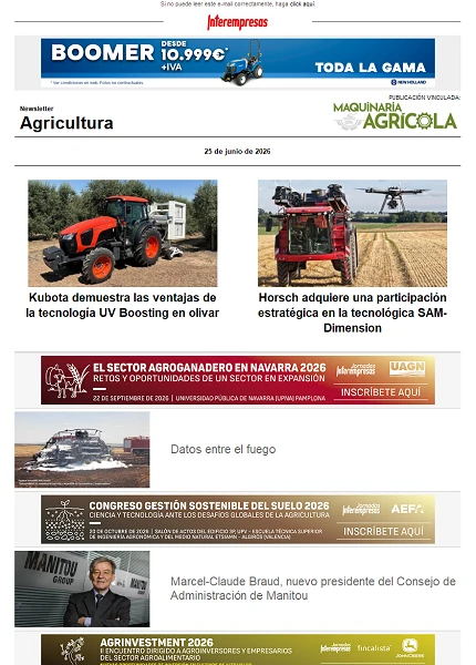 Newsletter Agrícola