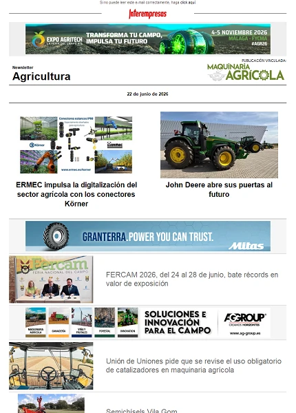 Newsletter Agrícola