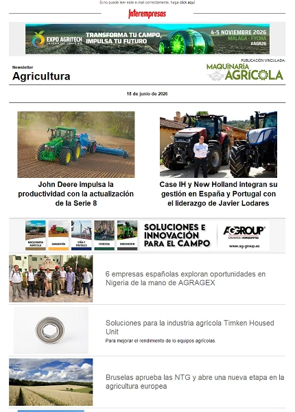 Newsletter Agrícola Newsletter Agrícola