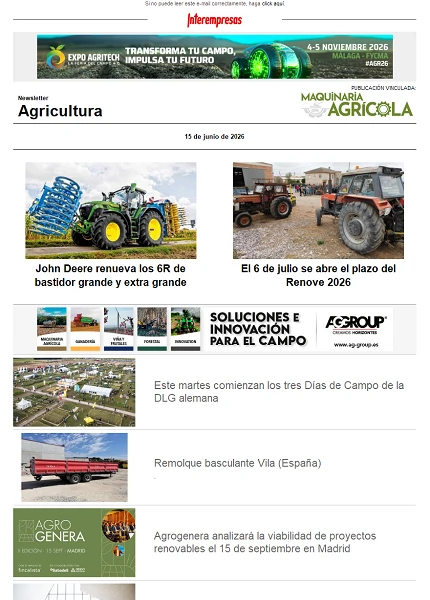 Newsletter Agrícola Newsletter Agrícola