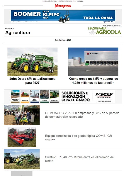 Newsletter Agrícola Newsletter Agrícola