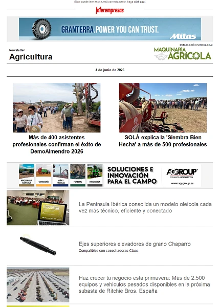 Newsletter Agrícola