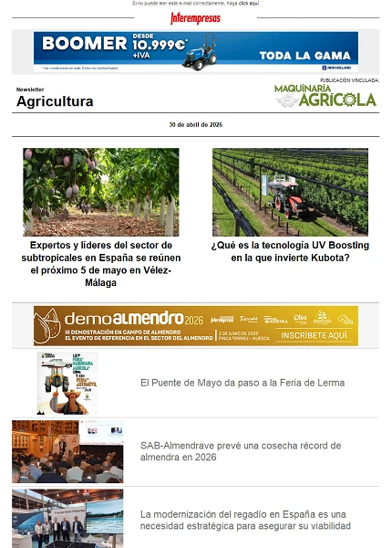 Newsletter Agrícola