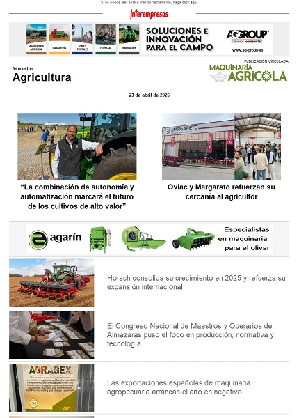 Newsletter Agrícola
