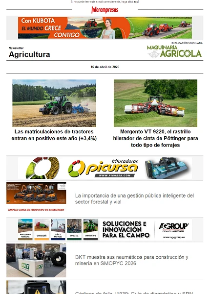 Newsletter Agrícola