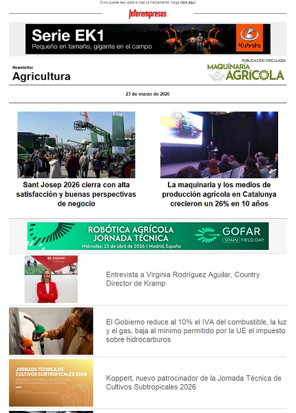 Newsletter Agrícola