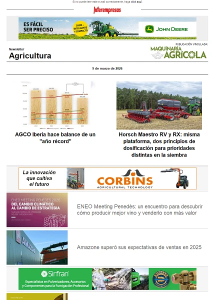 Newsletter Agrícola
