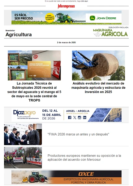 Newsletter Agrícola Newsletter Agrícola