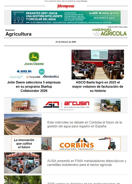 Newsletter Agrícola