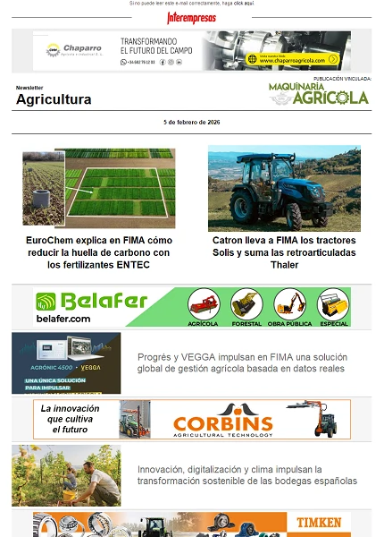 Newsletter Agrícola