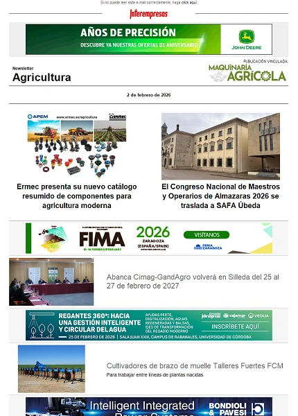 Newsletter Agrícola