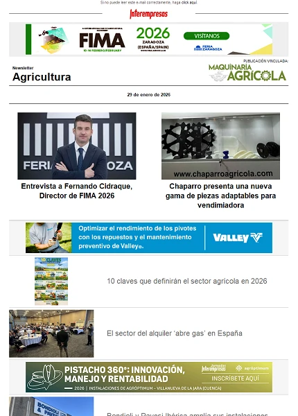 Newsletter Agrícola Newsletter Agrícola