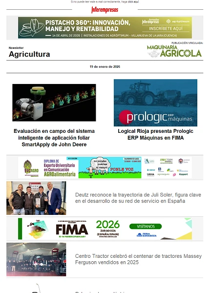 Newsletter Agrícola