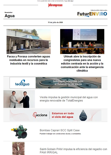 Newsletter Industria del Agua Newsletter Industria del Agua