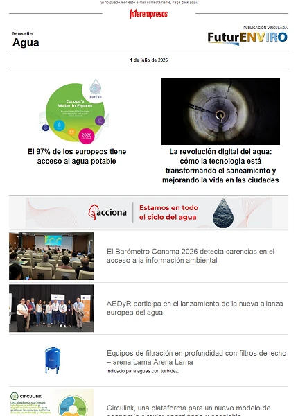 Newsletter Industria del Agua