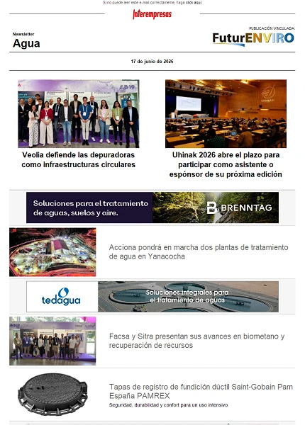 Newsletter Industria del Agua