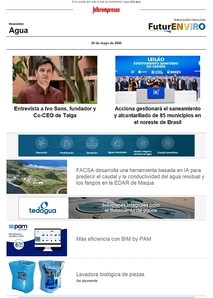 Newsletter Industria del Agua Newsletter Industria del Agua