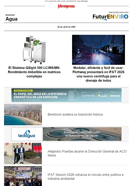 Newsletter Industria del Agua
