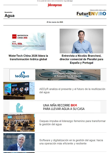 Newsletter Industria del Agua Newsletter Industria del Agua
