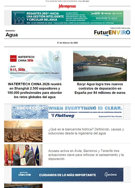 Newsletter Industria del Agua