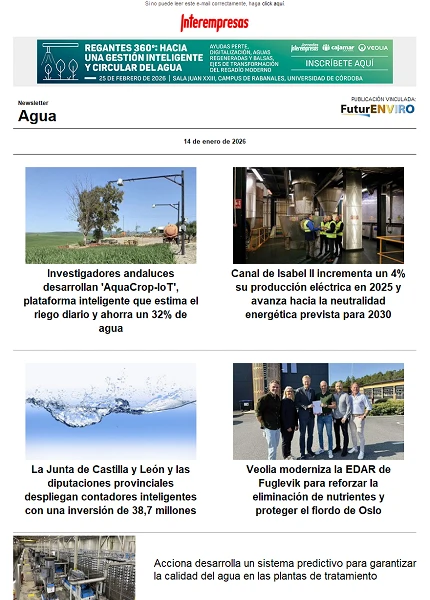 Newsletter Industria del Agua