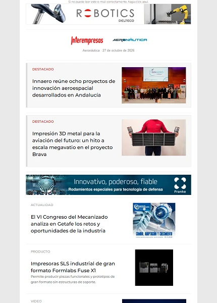 Newsletter Aeronáutica Newsletter Aeronáutica