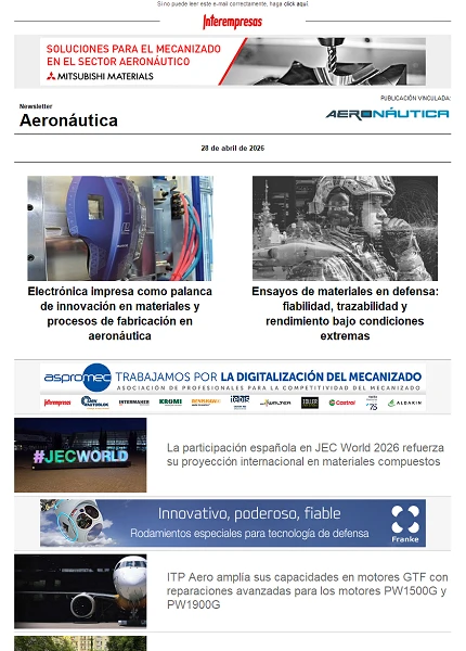 Newsletter Aeronáutica