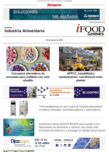Newsletter Industria alimentaria