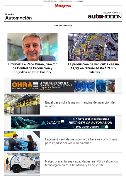 Newsletter Automoción