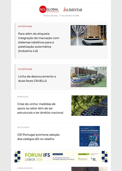 Newsletter iAlimentar
