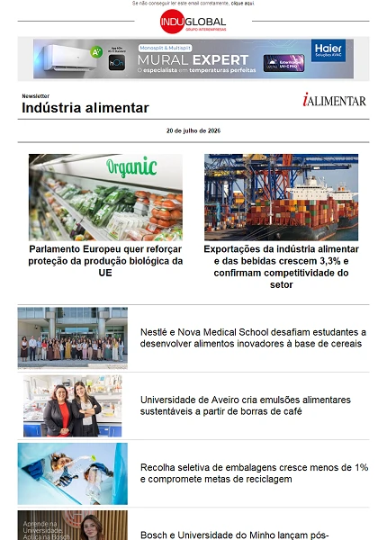 Newsletter iAlimentar