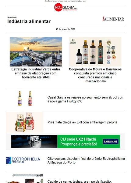 Newsletter iAlimentar