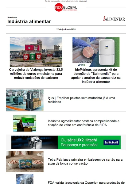 Newsletter iAlimentar