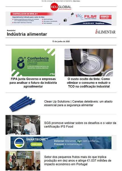 Newsletter iAlimentar