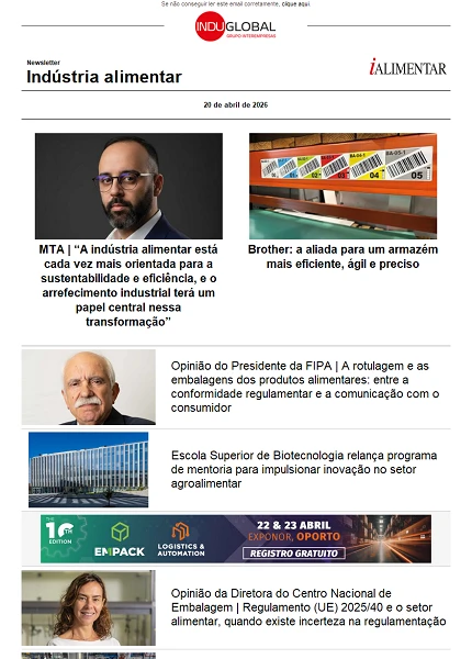 Newsletter iAlimentar