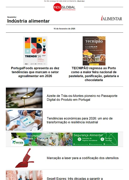 Newsletter iAlimentar Newsletter iAlimentar
