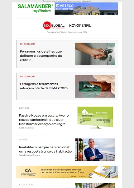 Newsletter NovoPerfil PT