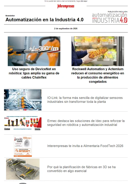 Newsletter Automatización y Componentes