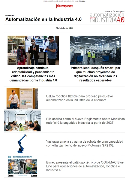 Newsletter Automatización y Componentes Newsletter Automatización y Componentes