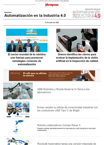 Newsletter Automatización y Componentes Newsletter Automatización y Componentes