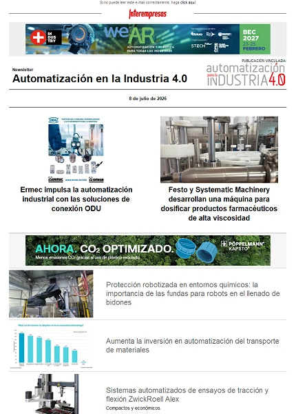 Newsletter Automatización y Componentes Newsletter Automatización y Componentes