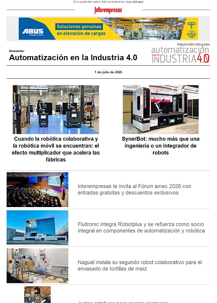 Newsletter Automatización y Componentes Newsletter Automatización y Componentes
