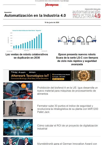 Newsletter Automatización y Componentes Newsletter Automatización y Componentes