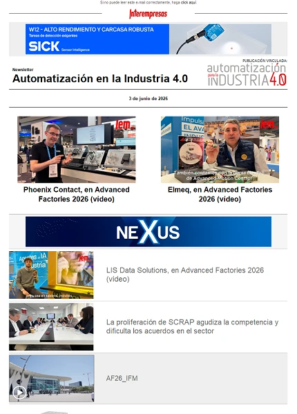 Newsletter Automatización y Componentes