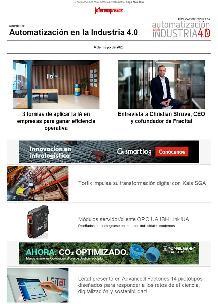 Newsletter Automatización y Componentes