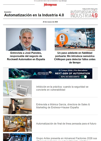 Newsletter Automatización y Componentes