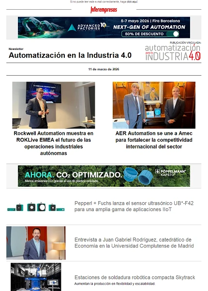 Newsletter Automatización y Componentes