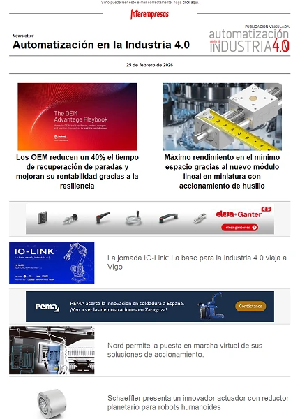 Newsletter Automatización y Componentes
