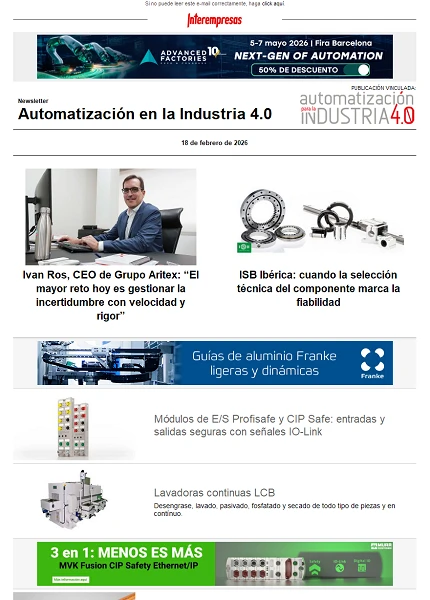 Newsletter Automatización y Componentes